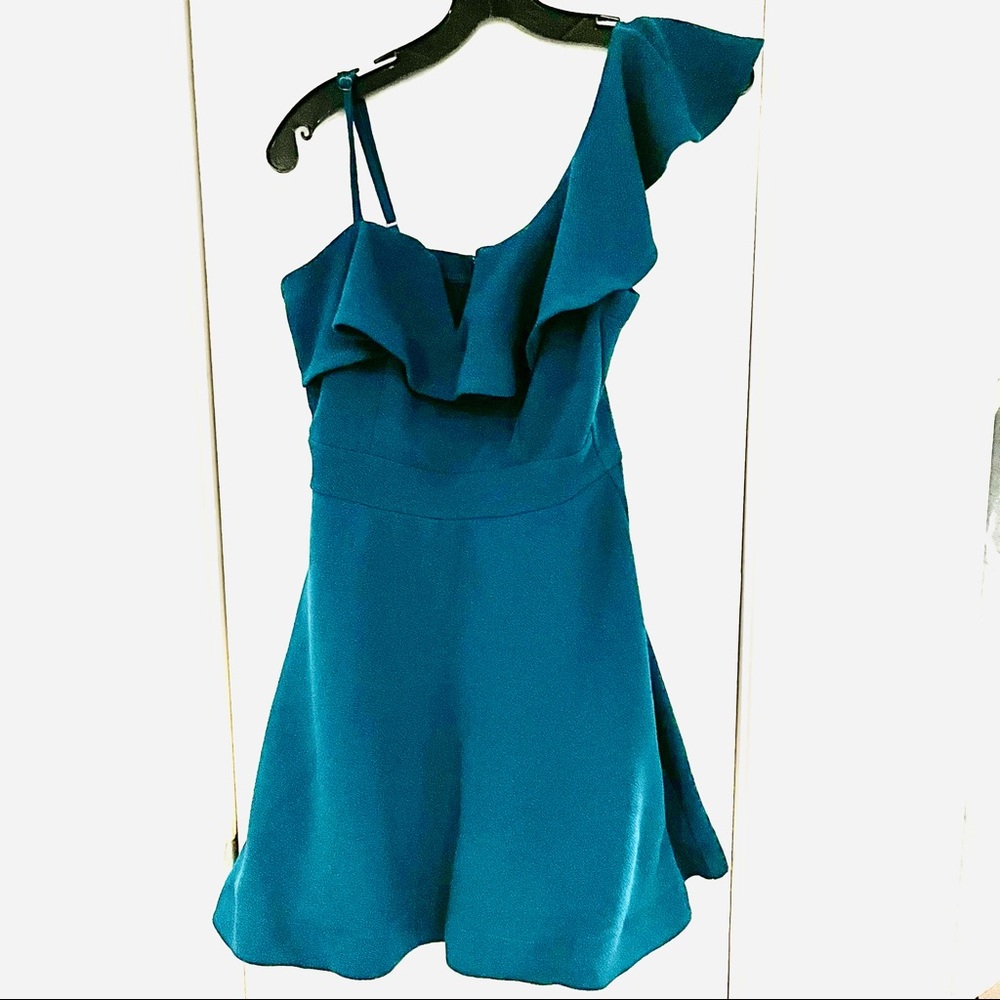 Teeze Me Teal Mini Dress 5/6